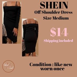 Shein off shoulder dress